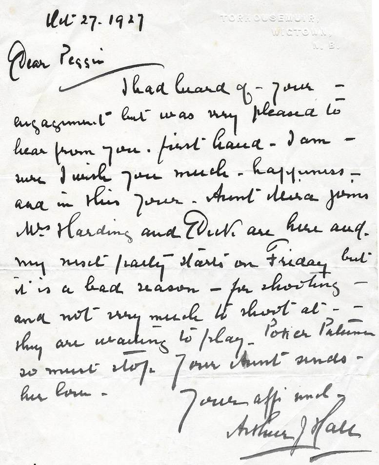 A letter from a famous writer

Description automatically generated